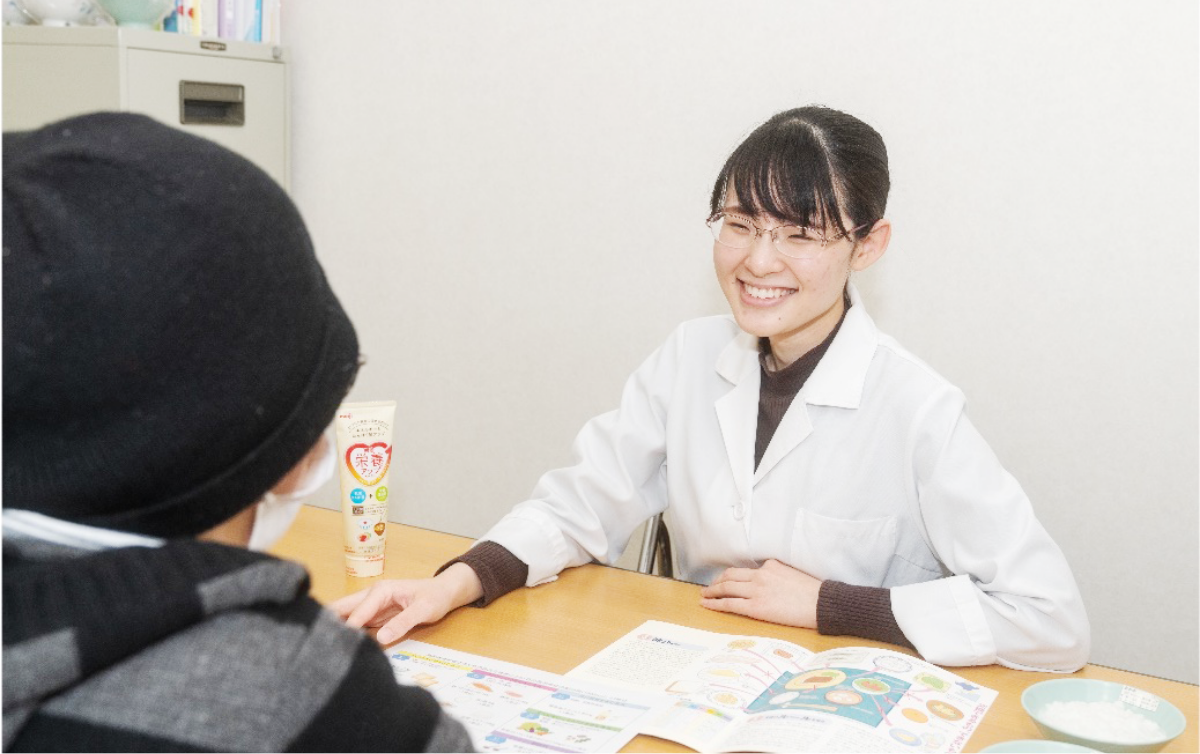 栄養食事指導のようす