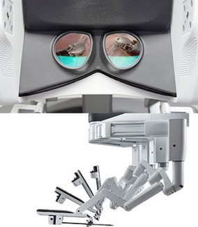 手術支援ロボット「ダビンチ」モニター