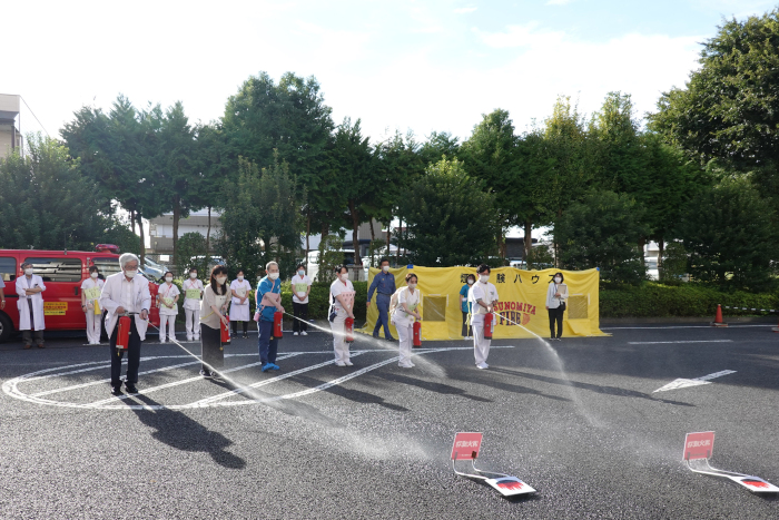 消火器訓練の様子2