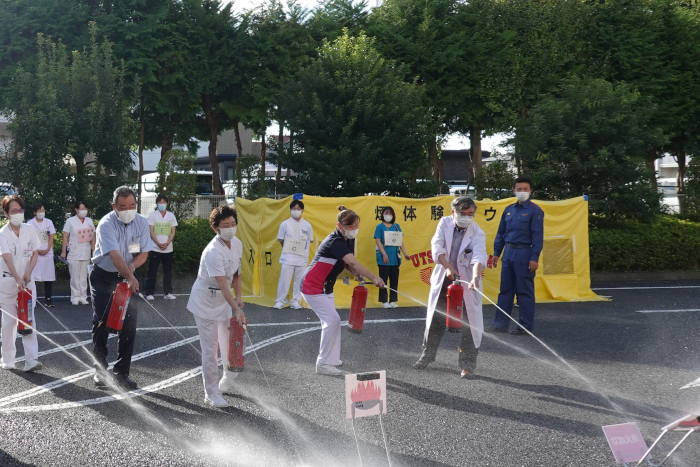 消火器訓練の様子1