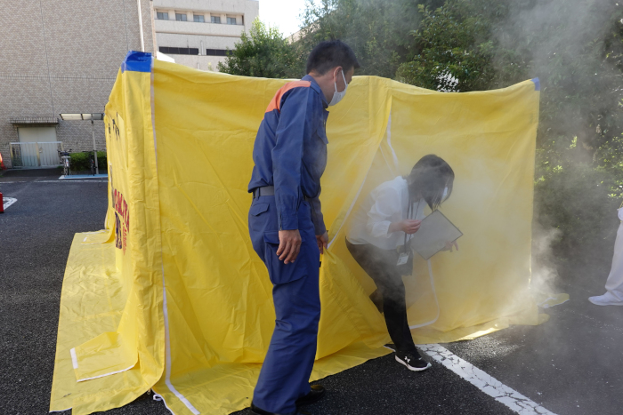 煙体験訓練の様子2