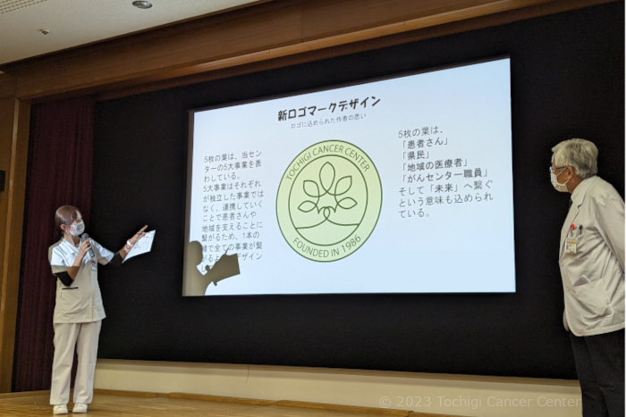 デザインプレゼンの様子